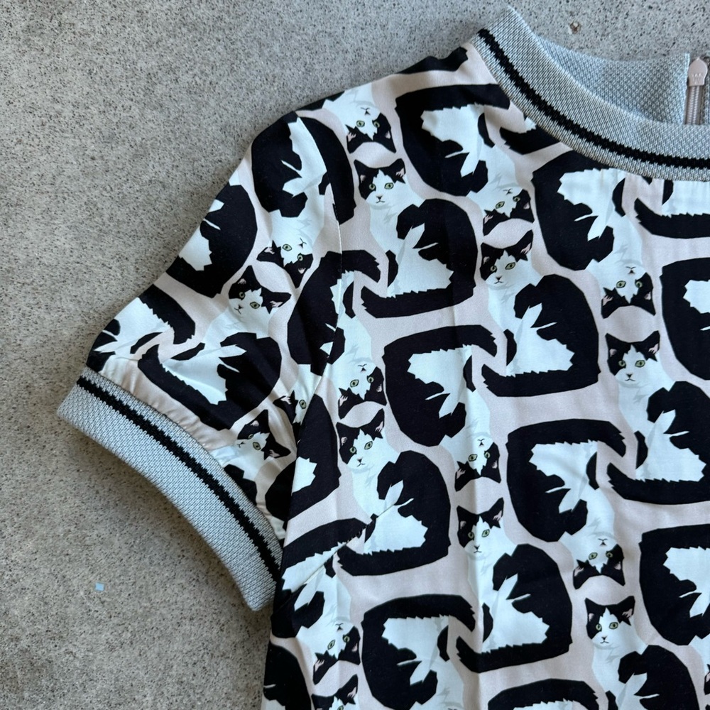 Paul & Joe Sister Bambina Cat Print Dress - Picture 6 of 14